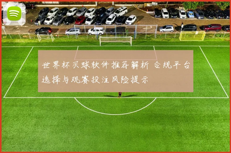 世界杯买球软件推荐解析 合规平台选择与观赛投注风险提示
